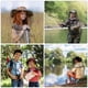 thumbnail image 4 of Children's Mosquito Head Net Mesh For Outdoors,Net For Head Hiking,Hats With Netting For Children,Black Fly Head Net Midge No See Um Gnat For Children, 4 of 6