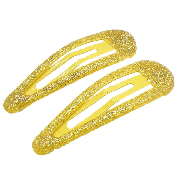 Pinza Para El Cabello Set de 2 pinzas brillantes para el cabello con lentejuelas, ideales para uso diario y fiestas. Rkxzt