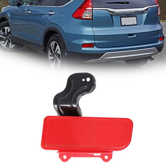 Genrics Rear Reflector Bumper Light 33555-T1W-A01 Left Driver Side Replacement for 2015 2016 Honda CRV