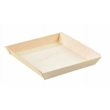 Samurai Square Wooden Dish Pack Of 100