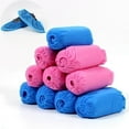 thumbnail image 3 of 100 Pieces Disposable Overshoes Anti-slip Shoe Covers(Pink), 3 of 4