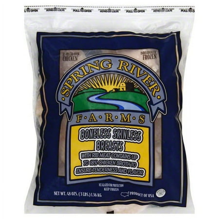 Spring River Farms Boneless Skinless Breasts, 48 oz