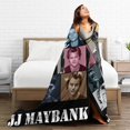 thumbnail image 5 of Jj Star Maybank Throw Blanket Ultra Soft Lightweight Throws Flannel Warm Blanket for Couch Bed All Seasons 40"X30", 5 of 5