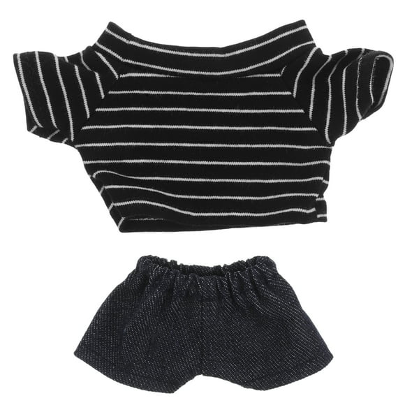 Conjunto de ropa delicada de oso, camisa y pantalones para vestir, disfraz de muñeco de oso Adorable para niñas, ropa de muñeca reutilizable para niños, 1 Juego