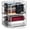 2PK Medium, variant on Sorbus 2-Pack Small Stackable Storage Bins, Metal Frame, Clear Collapsible Bags, Zipper