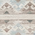 thumbnail image 5 of Hauteloom Duyen Recycled Material Living Room, Bedroom Area Rug - Southwestern - Ice Blue, White, Black - 18" x 18" Sample, 5 of 9