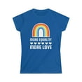 thumbnail image 4 of LGBT More Equality More Love LGBTQ Gay Lesbian Queer Pride Shirts for Women, 4 of 8