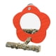 thumbnail image 3 of Espejo de madera para pájaros con perca, soporte para loros, mascota de naranja Zulema Espejo de pájaro con percha, 3 of 8