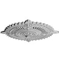 thumbnail image 3 of 29 1/8"OD x 1 1/4"ID x 4"P Haylynn Ceiling Medallion (Fits Canopies up to 1 1/4"), 3 of 5