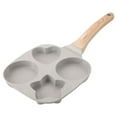 thumbnail image 1 of Stone Non Stick Pan Egg Hamburger Frying Pan Pan Bottom Thickened and Deepened Flat Bottom Induction Cooker Universal Mini Omelette Pan, 1 of 6