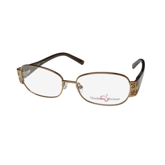 Max & Co. EYEGLASSES MO5008-092-55 New with case Max&Co. eyeglasses MO5008 WOMAN 55/17/140 092 BLUE - Walmart.com main image 3