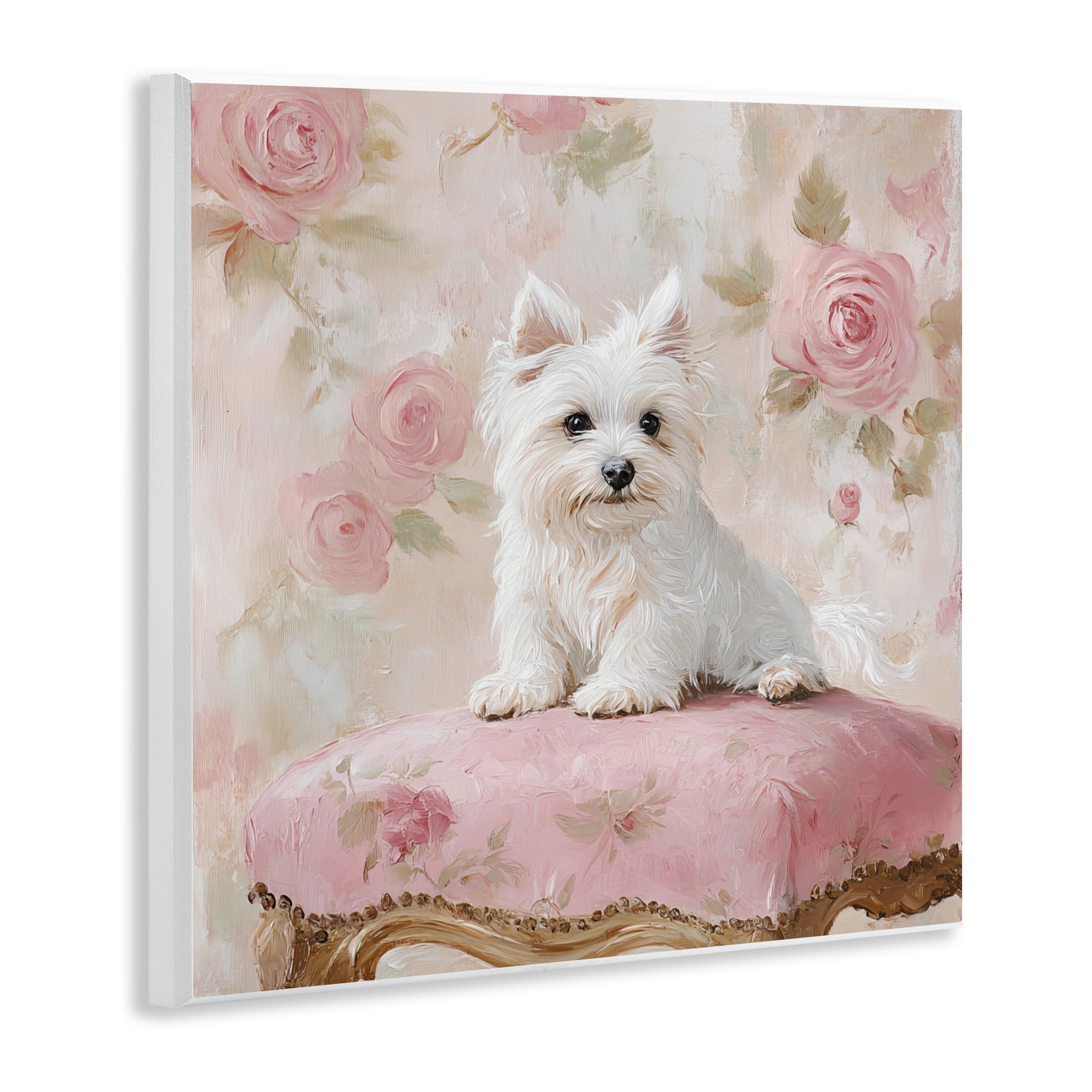 Stupell Industries Fancy Francesca Puppy Wall Plaque Art, design by Tina LeCour