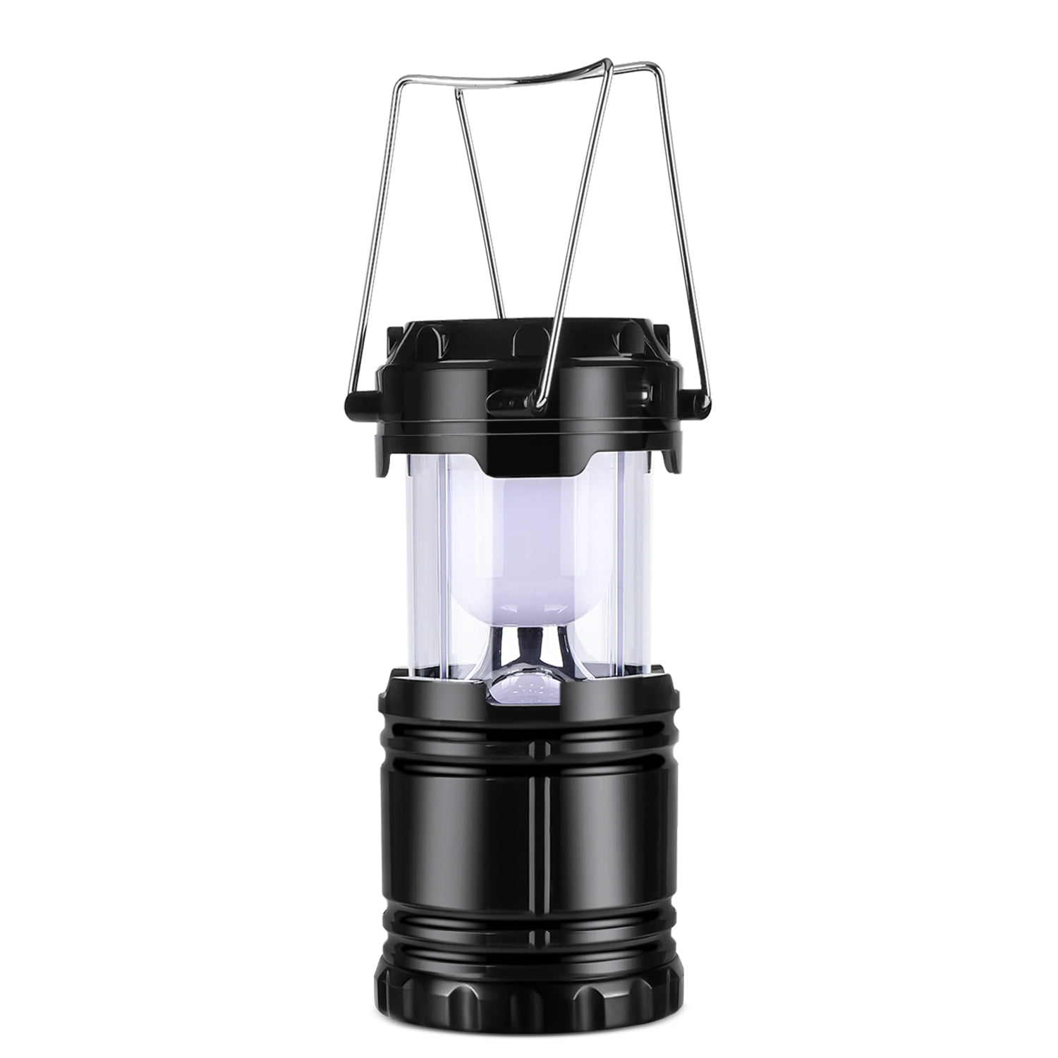 LED Solar Power Rechargeable Camping Battery Flashlight Lamp Lantern Light TOP