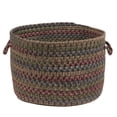 thumbnail image 2 of MN37A014X010 Midnight - Java 14"x14"x10" Basket, 55% Polypropylene/35% Nylon/10% Wool - Round., 2 of 2