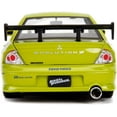 thumbnail image 6 of Jada Toys Fast & Furious 1:24 Brian's Mitsubishi Lancer Evolution VII Die-cast Car, Toys for Kids and Adults, Lime Green 99788, 6 of 12