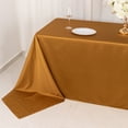 thumbnail image 6 of BalsaCircle 90x156 in Gold Scuba Polyester Rectangle Tablecloth Party Events Reception Decorations Supplies, 6 of 8