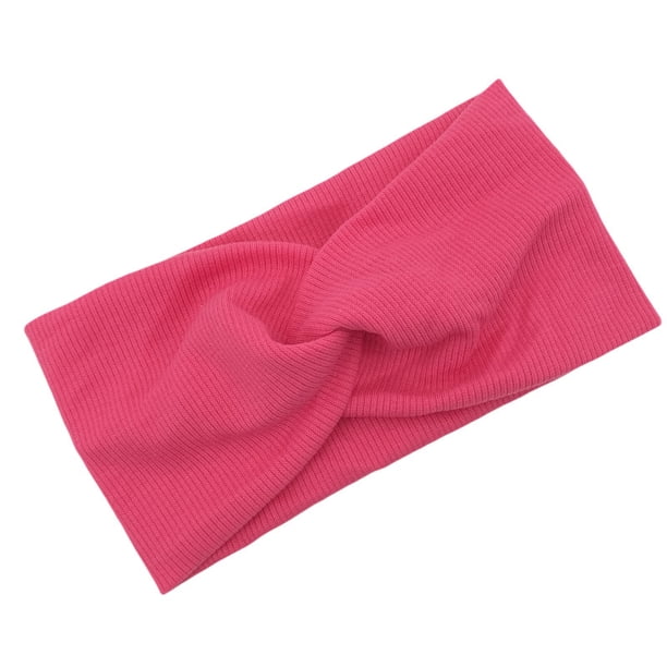 Banda para el cabello con hilo de algodón, banda para el cabello con forma de cruz, banda para el cabello para yoga, banda elástica deportiva para mujer