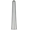 thumbnail image 6 of Heavy Duty 3 rod Hairpin Legs - Industrial Style Mid Century Modern Table Legs - Set of 4 (Black Powder Coat Finish), 6 of 8