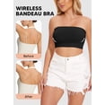 thumbnail image 4 of Vaslanda Strapless Bras for Women Supportive Bandeau Bra Non Slip Wireless No Underwire Bra, 4 of 7