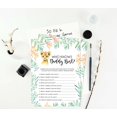 thumbnail image 3 of Inkdotpot Baby Cheetah Jungle Animals Who Knows Daddy BestBaby Shower GameCards FunActivity Cards Set Of 50Party Theme, 3 of 5