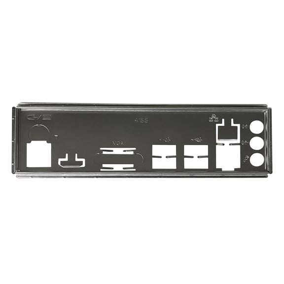 1 x I/O Shield Back Plate-Silver