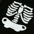 thumbnail image 5 of CONFREE Infant Baby Boy Halloween Outfit Long Sleeve Funny Skeleton Print Romper With Hat 2Pcs Hallowmas Clothes Set Halloween Outfit For Boys, 5 of 7