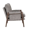 thumbnail image 3 of Dasun Mid-Century Modern Velvet Accent Chair,Leisure Chair with Solid Wood and Thick Seat Cushion for Living Room,Bedroom,Studio, 3 of 10