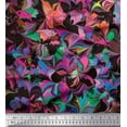 thumbnail image 1 of Soimoi Silk Fabric Abstract Color Block Print Sewing Fabric Yard 42 Inch Wide, 1 of 3