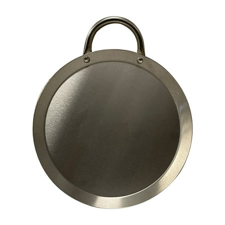 

8 Stainless Steel Round Comal Griddle Fry Pan
