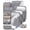 04 Gray, variant on 8 Set Packing Cubes for Travel, Gifts for Women Mom,Anti-Tearing Suitcase Organizer for Luggage with Shoe & Hanging Toiletry Bag,general Vacation Essentials & Accessories for Cruise Ship