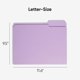 thumbnail image 2 of Carpeta para archivos, tamaño carta, color SMEAD, tamaño carta, color lavanda, 2 of 7