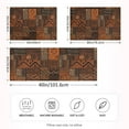 thumbnail image 2 of Yayeee Pillowcase Standard Size Set of 2 Satin Wrinkle Resistant Envelope Pillow Case, Abstract Tribal Pattern, 2 of 8