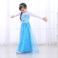 thumbnail image 2 of HAWEE Robe de Princesse Elsa pour Petite Fille Neige Fête Reine Costume d'Halloween, 2 of 7
