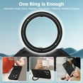 thumbnail image 5 of Compatible with iPhone 14 Pro Max Case with Magnetic Ring Holder [Compatible with Magsafe & Camera Lens Protector] Soft TPU Shockproof Kickstand Phone Case for iPhone 14 Pro Max Black, 5 of 12