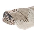 thumbnail image 3 of Parkland Collection Transitional Stripes Beige Rectangle 50" x 60" Throw, 3 of 4