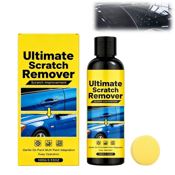 NanoPolix Scratch Remover – Eliminate Car Scratches Seconds, Quick Fix Removal Paste for Deep Scratches, Polishing Kit for All Paint Colors(1PC)