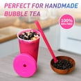 thumbnail image 6 of Plastic Tumblers Bulk with Lids | Straws for Adults Kids: 12 oz Reusable Drinking Cups Reusable Ice Cold Color Changing Cups, 6 of 9