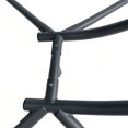 thumbnail image 4 of Double Hanging Egg Chair with Stand Patio Hammock Swing Loveseat with Cushion Indoor Outdoor Brown, 4 of 13