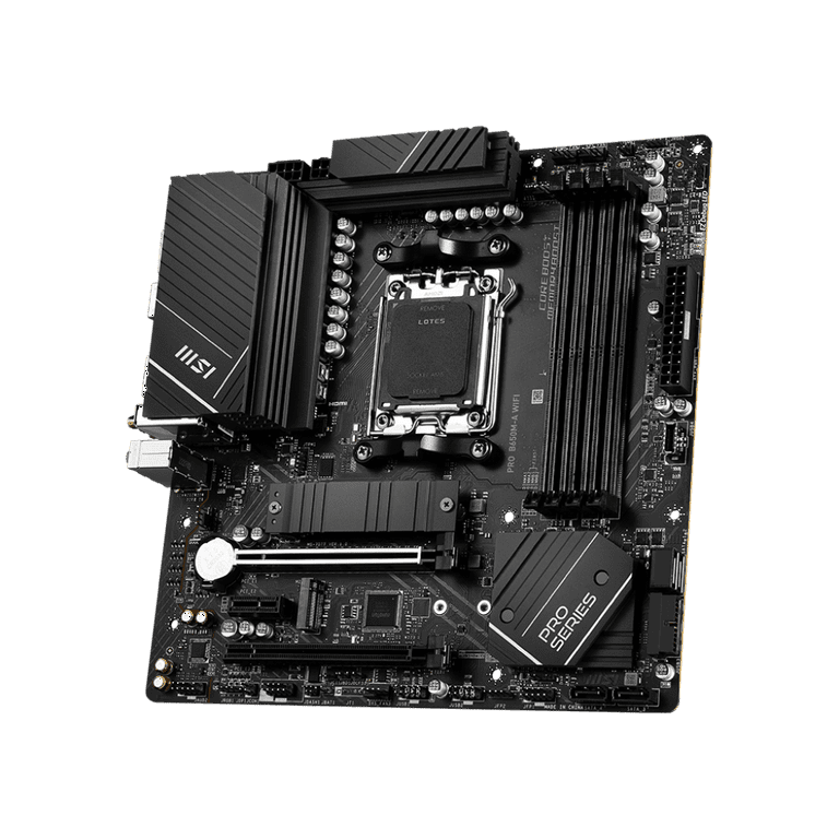 MSI PRO B650M-A WIFI AM5 AMD B650 SATA 6Gb/s DDR5 Ryzen 7000 Micro ATX  Motherboard