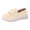 Beige, variant on Women's Boho Slip-On Casual Shoes Loafer Solid Comfy Work Casual Loafers Daily Beige 40
