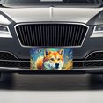 thumbnail image 3 of Shiba Inu Dog Expressionism Art Metal Novelty License Plate, 3 of 7