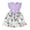 Purple, variant on Bagilaanoe Little Girl Summer Dress Toddler Butterfly Print Fly Sleeve A-line Dresses with Belt 4T 5T 6T 7T Kids Casual Swing Sundress