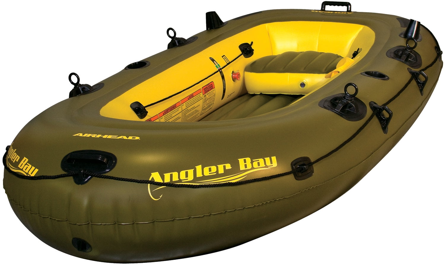 Airhead Angler Bay Inflatable Boat, 4 Person