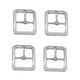 thumbnail image 3 of 4 Unids Broche de Hebilla para de Bricolaje Pin de Rectangular Accesorios para Fabricado Monedero Manualidades Plata, 3 of 8