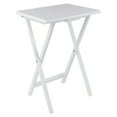 thumbnail image 3 of Winsome Alex 2-Piece Single Foldable Snack Tables, White Finish, 3 of 5