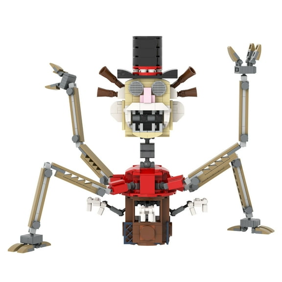 MOOXI FNAF Big Top Building Set,Classic Creative Building Blocks Children Kit,Gifts for Kids(512pcs)