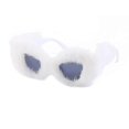 thumbnail image 1 of Whitenightclub Sunglasses Women Plush Fuzzy Cat Eye Sunglasses Punk Soft Velvet Shades Ladies Handmade Party Masquerade Eyewearxq-sg1346, 1 of 4