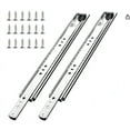 thumbnail image 6 of 5 Pair Load Capacity Heavy Duty Locking Drawer Slides 12 14 16 Inch Full Extension Ball Bearing Rail with Lock Side Mount Cabinet RV Tool Box Runner, 6 of 7