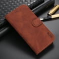 thumbnail image 5 of Premium Wallet Case for iPhone 14, Luxury PU Leather Flip Folio Cover with Card Slots Holder + Kickstand + Magnetic Clasp Glossy Case Soft Silicone Shockproof Protection Case, Brown, 5 of 5