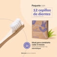 thumbnail image 3 of Cepillos Dentales de Bambú para Niños | Kit de 12 piezas | Cerdas Suaves de Nylon sin BPA | B Life, 3 of 5